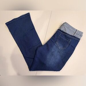Jeans | Ladies Contrast Denim Jeans. Size: 2XL